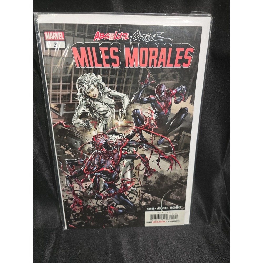 Sealed ABSOLUTE CARNAGE: MILES MORALES #3 BY MARVEL COMICS 2019